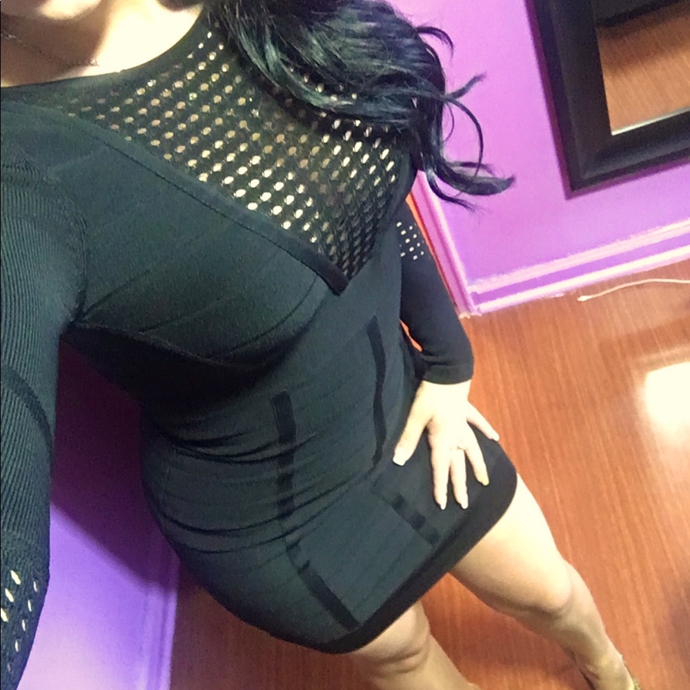 French Connection Long Sleeve Black Dress